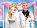 Игра Очарователна двойка сватбена снимка онлайн