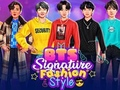 Игра Подписан Моден Стил BTS онлайн
