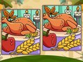 Игра Намери разликите за Деня на благодарността онлайн
