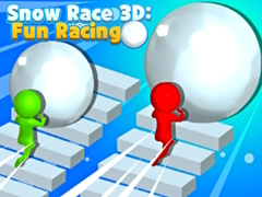 Игра Снежна надпревара 3D: Забавна надпревара онлайн