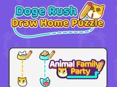 Игра Doge Rush: Н рисувай Пъзела на дома онлайн