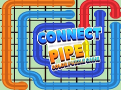 Игра Свържете Тръбите: Игра с Цветни Загадки онлайн