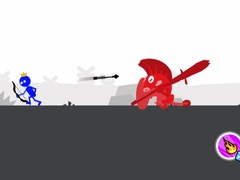 Игра Червено и Синьо - Загадки на Шпион Stickman онлайн