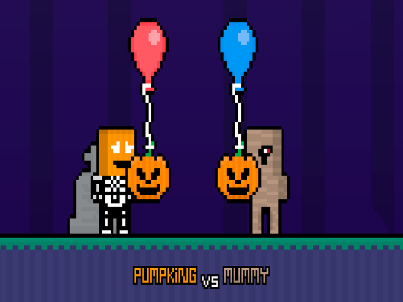 Игра Тиква срещу мумията онлайн