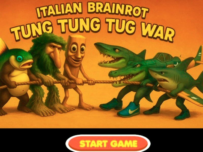 Игра Италиански Braynrrot: Tung Tung Tug Kanat онлайн