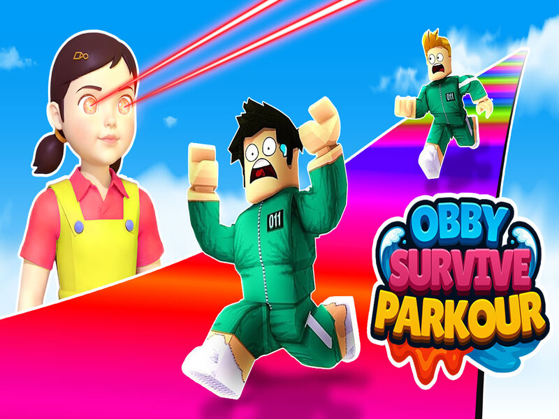 Игра OBBI PARKUR за оцеляване онлайн
