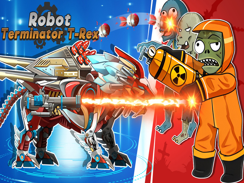 Игра Терминатор на робота T-Rex онлайн