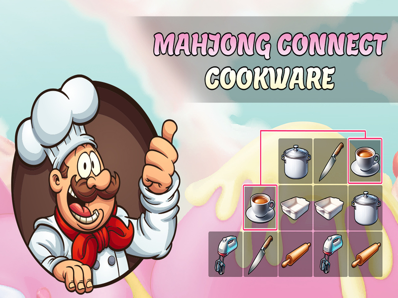 Игра Majong: Кухненски прибори онлайн