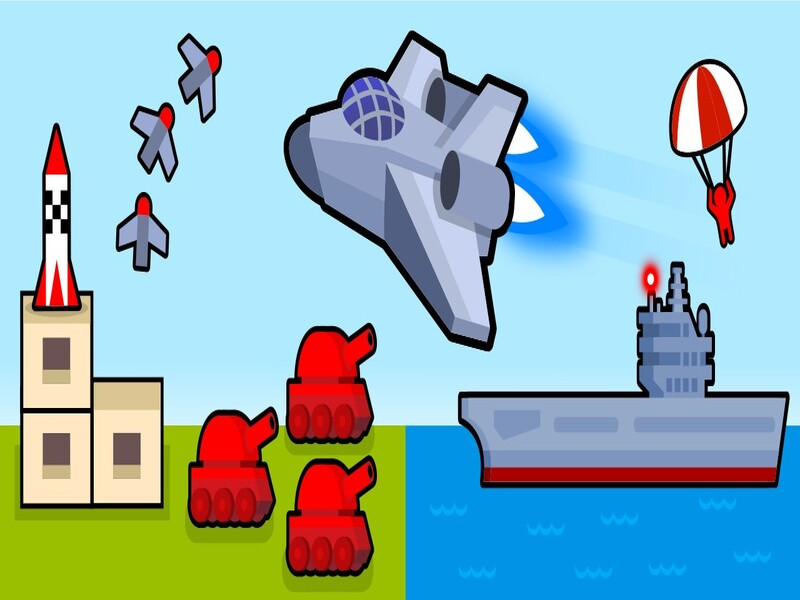 Игра Бомбардировач: 2D въздушен удар онлайн