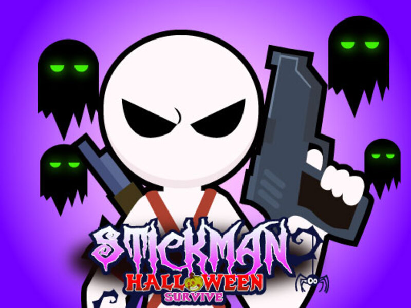 Игра Stykman: Оцеляване на Хелоуин онлайн
