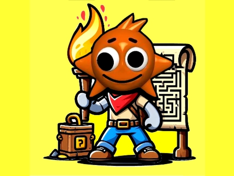 Игра Skrunks: Факли в лабиринта онлайн