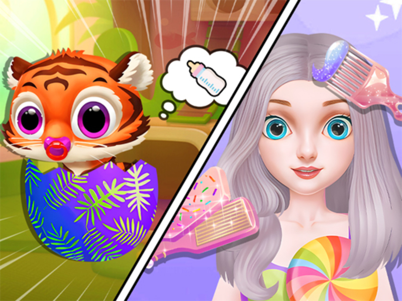 Игра Забавни мини-игри за принцеси онлайн