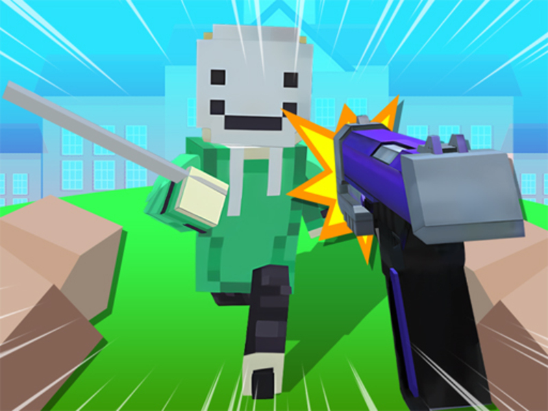 Игра Блок занаят 3D училище онлайн