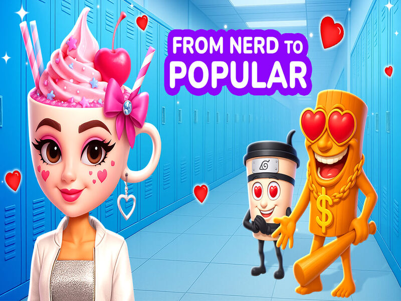 Игра От ботаника до популярната балерина Капучино онлайн
