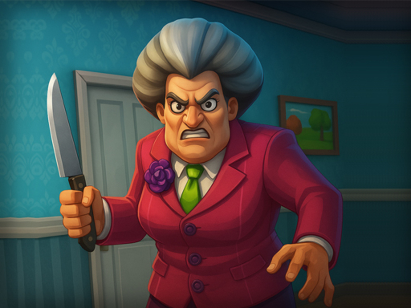 Игра Ужасен учител 3D завръщане онлайн